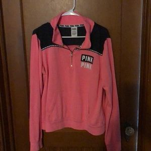 PINK long sleeve zip up